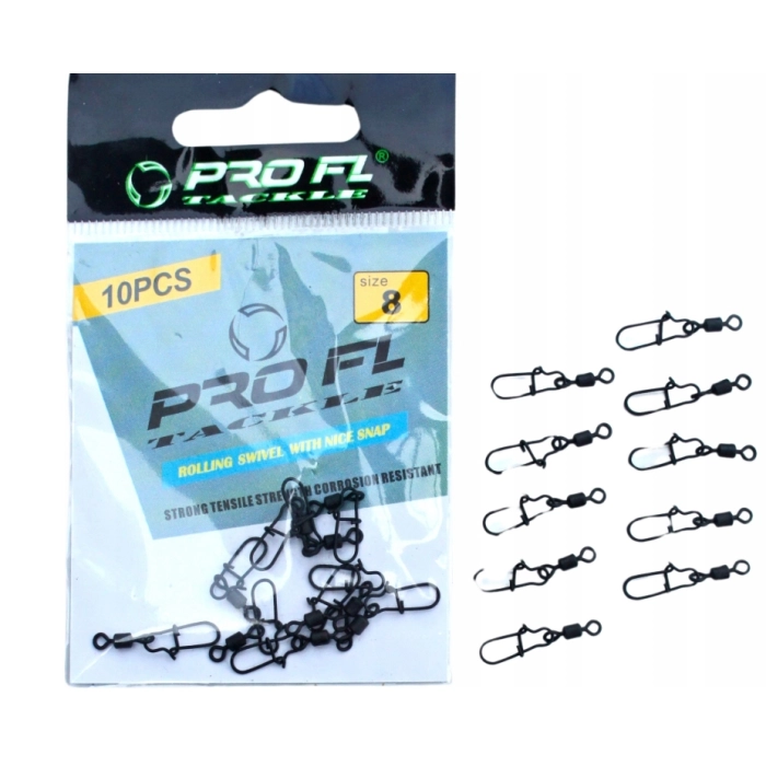 KRĘTLIK Z AGRAFKĄ ROZMIAR 6 OPK/10SZT